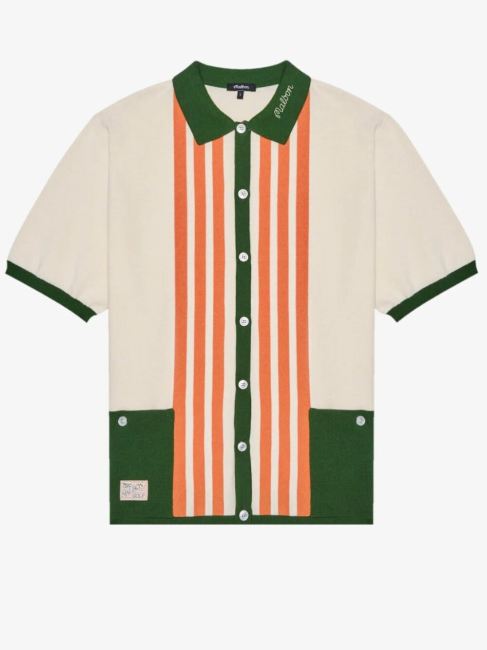 Malbon GABBIANO KNIT BUTTON UP